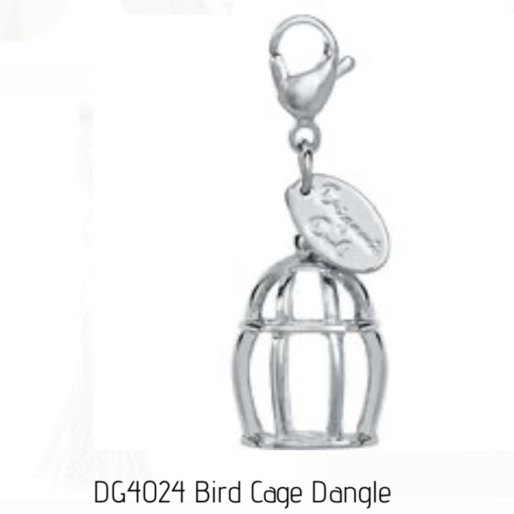 Origami Owl NEW Bird Cage Silver  Dangle Charm Jewelry Necklace Bracelets Gift